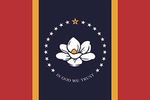 U24 Aufkleber Mississippi New Magnolia Flagge Fahne 8 x 5 cm Autoaufkleber Sticker von U24