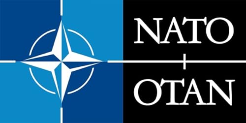 U24 Aufkleber NATO OTAN Emblem 14 x 7 cm Autoaufkleber Sticker Konturschnitt von U24