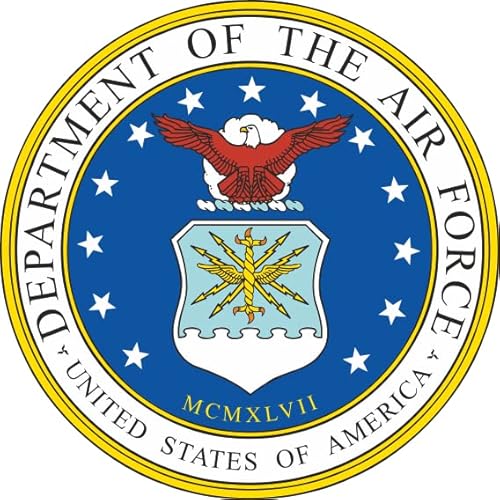 U24 Aufkleber U.S. Department of The Air Force Seal 24 cm Autoaufkleber Sticker Konturschnitt von U24