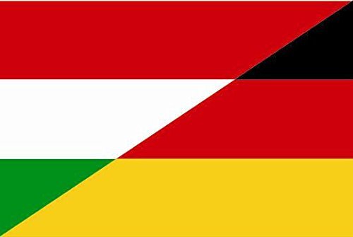 U24 Aufkleber Ungarn-Deutschland Flagge Fahne 8 x 5 cm Autoaufkleber Sticker von U24