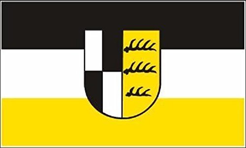 U24 Aufkleber Zollernalbkreis Flagge Fahne 12 x 8 cm Autoaufkleber Sticker von U24