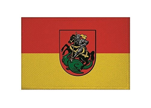 U24 Aufnäher Schwarzenberg (Erzgebirge) Fahne Flagge Aufbügler Patch 9 x 6 cm von U24