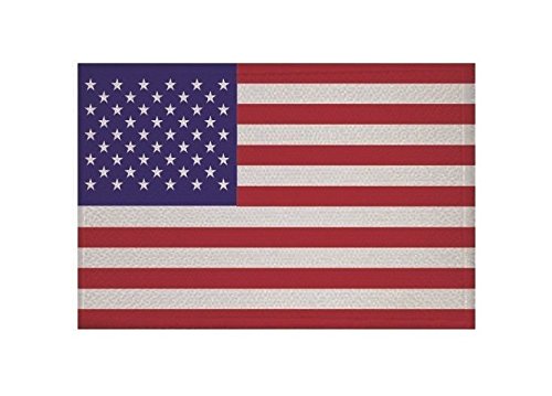 U24 Aufnäher USA Fahne Flagge Aufbügler Patch 9 x 6 cm von U24