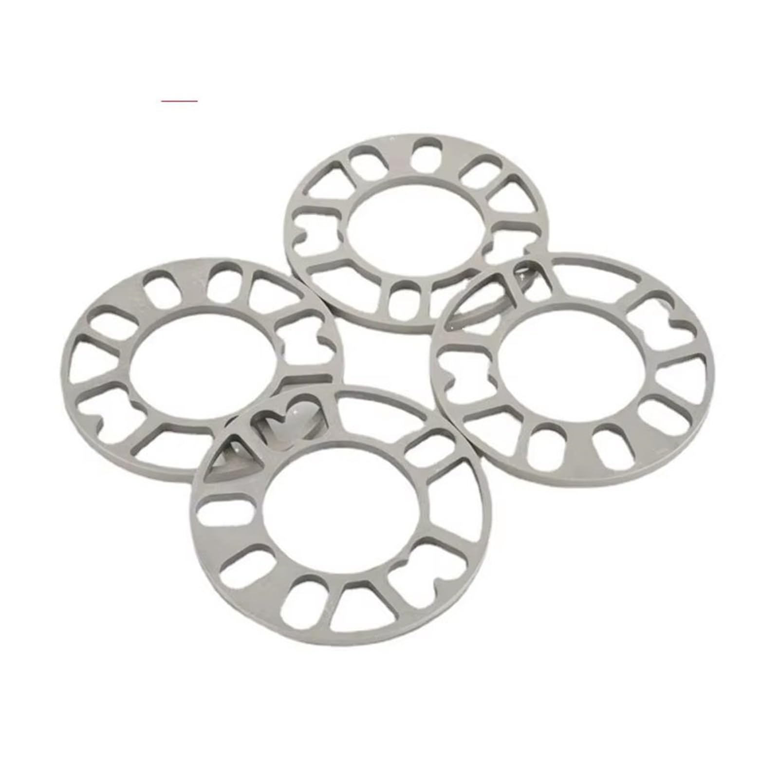 Radschrauben 1/2/4PCS 3/5/8/10mm Universal Auto Rad Spacer Shim Platte Auto Adapter Dichtung Für 4x100 4x108 4x114,3 5x100 5x108 5x114,3 5x120 Spurverbreiterungen(4PCS 5mm) von UAGFDFF