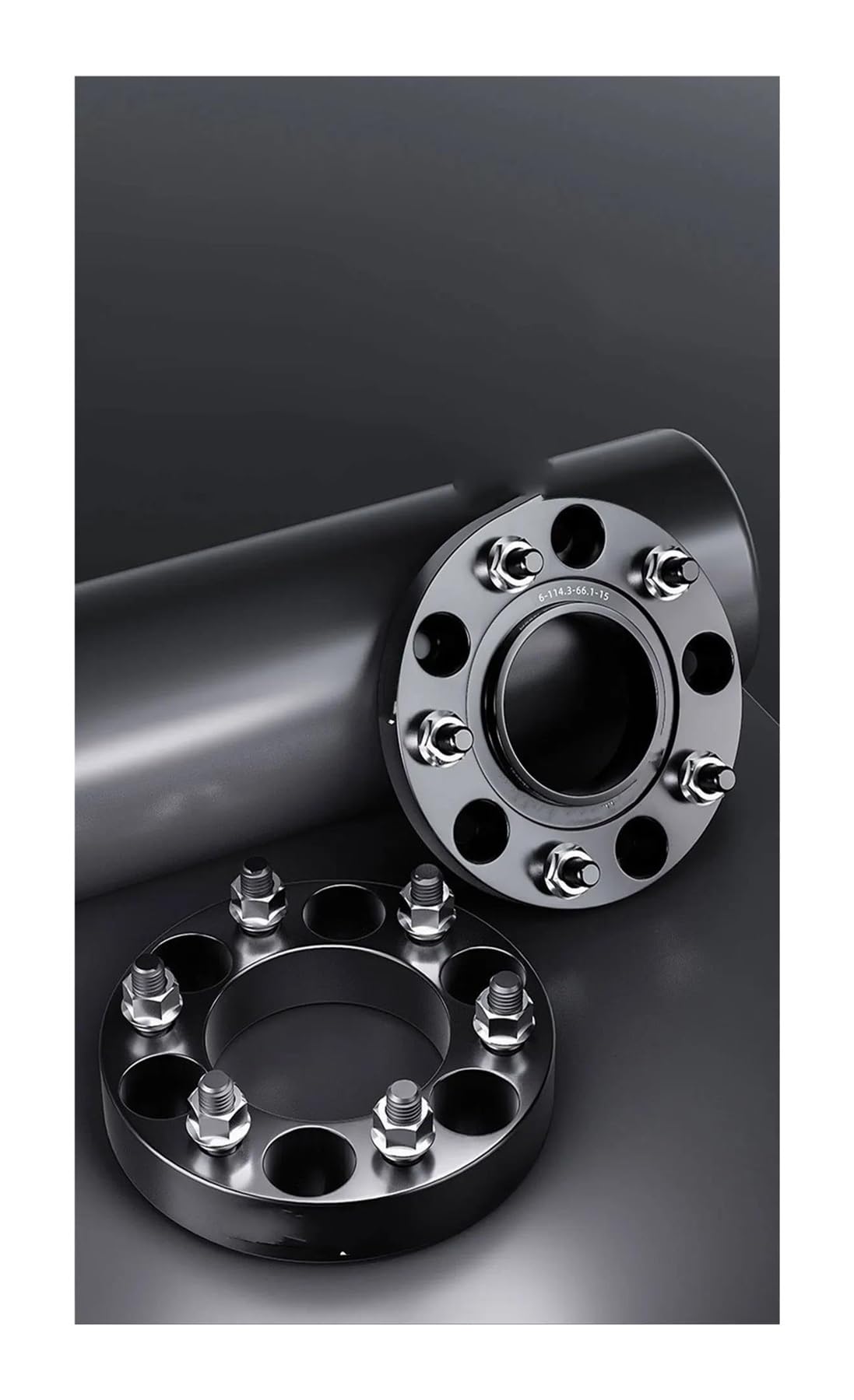 Radschrauben 2 Pcs Rad Spacer Adapter PCD 5x 114,3 CB 64,1mm Zubehör Für Tesla Für Modell Für 3 Für Y 2022 Geschmiedet Aluminium Spurverbreiterungen(20mm-M14X1.5) von UAGFDFF