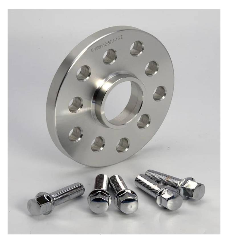 Radschrauben 2 Stück 12/15/20 Mm Legierung Aluminium Forge Auto Spurverbreiterungen Des PCD 5x100/5x112 CB 57,1 Mm Radadapter Für VW M14x1,5 Spurverbreiterungen(15mm) von UAGFDFF