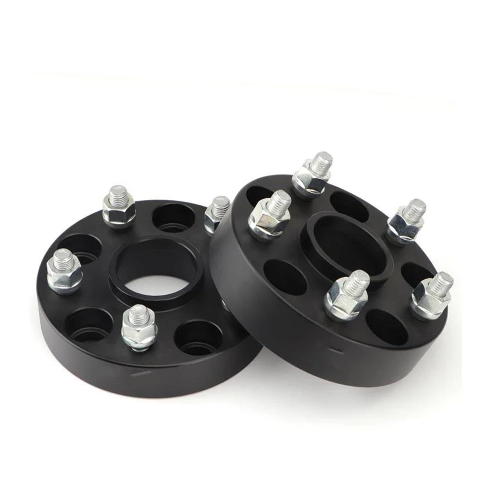 Radschrauben 2 Stück 15/20/25/30/40/50 Mm PKD 5 X 114,3 CB 60,1 Mm Spurverbreiterung Für 5 Lug Für THarvard Universal Series M12 X 1,25 Spurverbreiterungen(Schwarz,15mm) von UAGFDFF