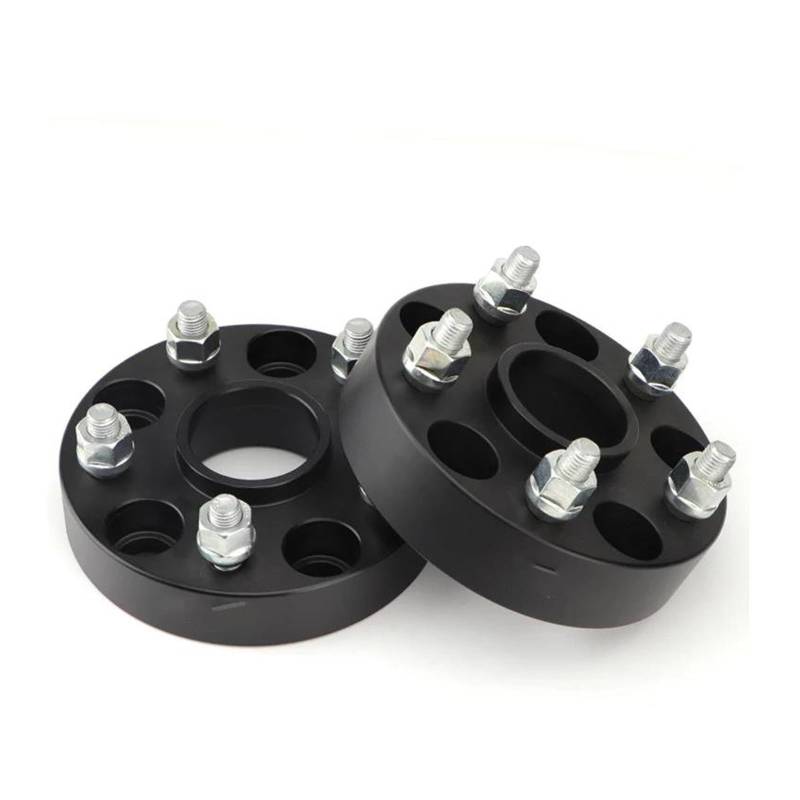 Radschrauben 2 Stück 15/20/25/30/40/50 Mm PKD 5 X 114,3 CB 60,1 Mm Spurverbreiterung Für 5 Lug Für THarvard Universal Series M12 X 1,25 Spurverbreiterungen(Schwarz,15mm) von UAGFDFF
