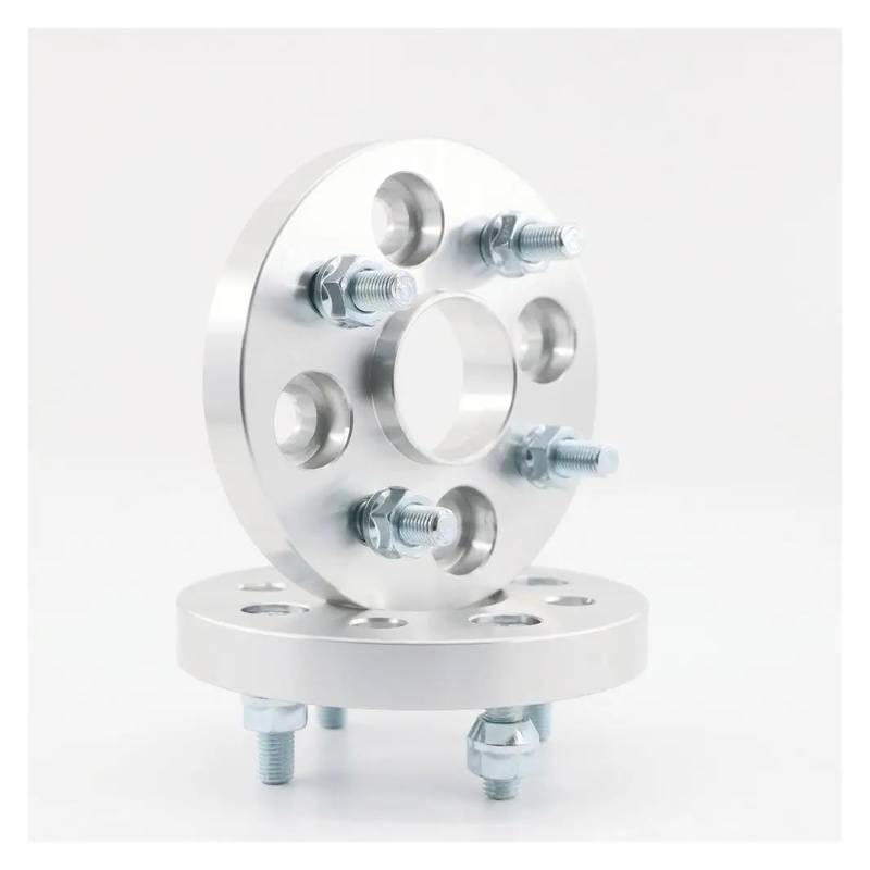 Radschrauben 2 Stück Spurverbreiterungen Adapter Aluminium PCD 4x100 CB 56,1 Dicke 15mm/ 20mm Bolzen 12x1,5 Autofelgen Zubehör Spurverbreiterungen(15mm) von UAGFDFF