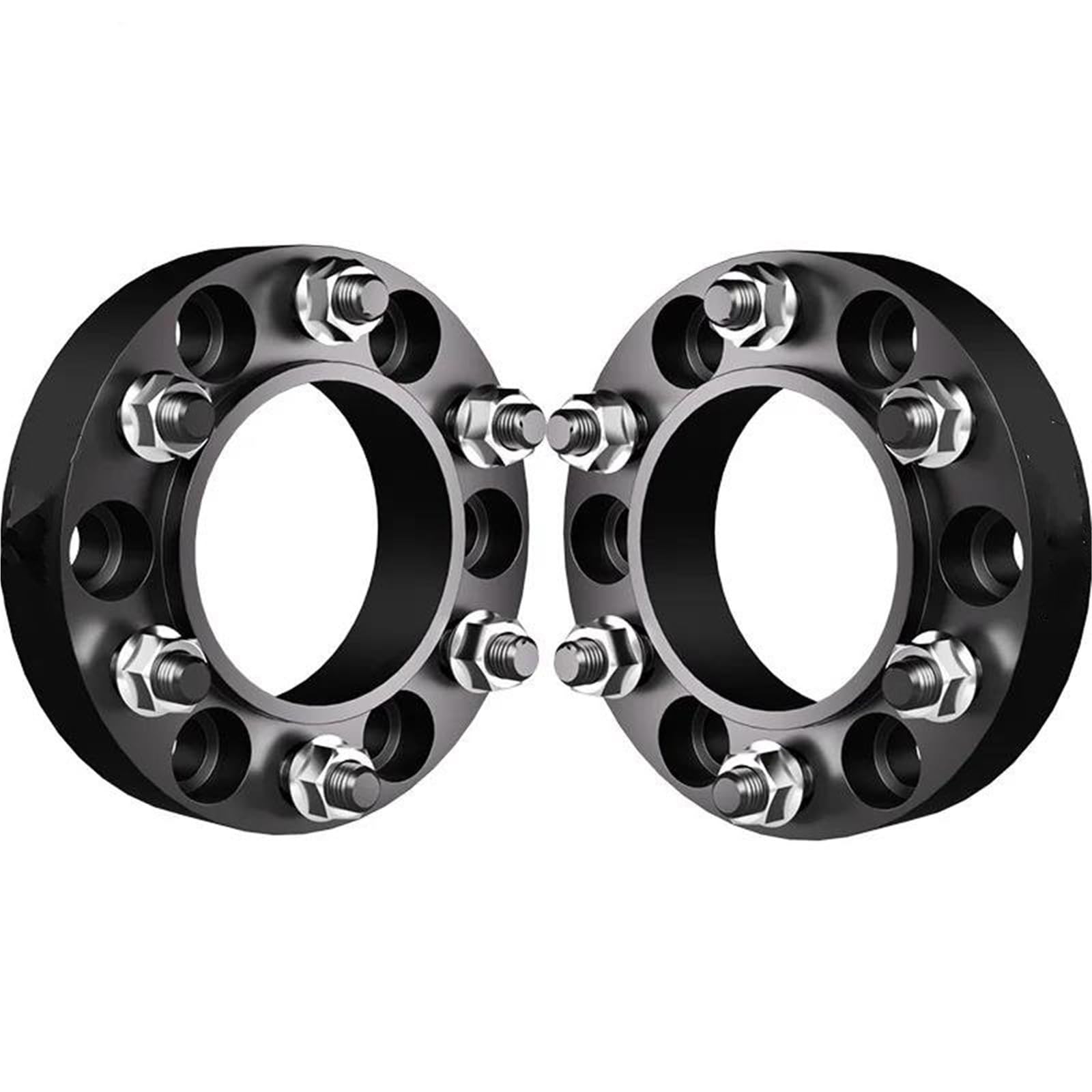 Radschrauben 2 Stück Spurverbreiterungsadapter 6 X 139,7 CB 106,1 M12 X 1,5 Für Toyota Für Pendler 2004–2019 Geschmiedete Aluminiumlegierung T6-7075 Spurverbreiterungen(38MM) von UAGFDFF