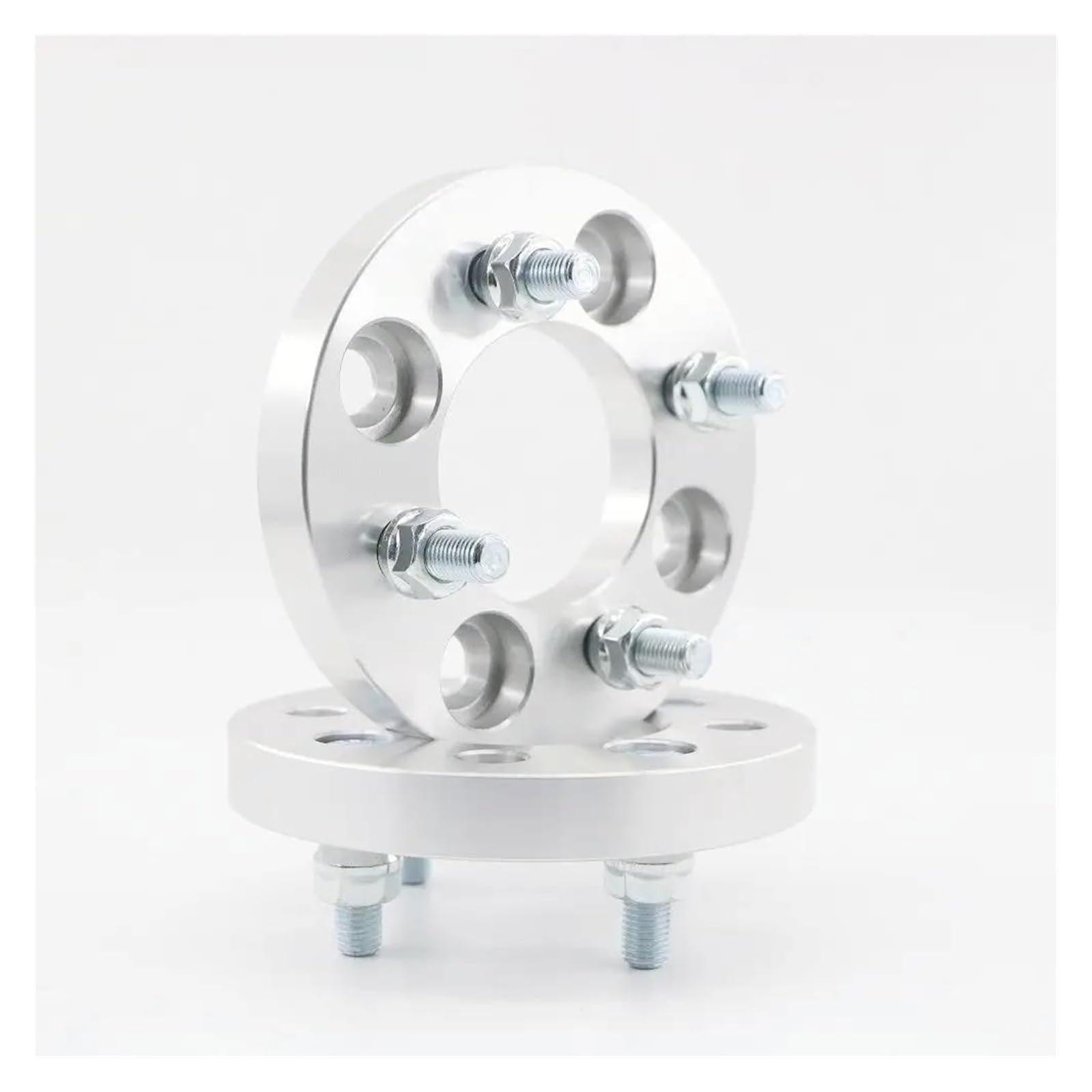Radschrauben 2 Stück Spurverbreiterungsadapter Aluminium PCD 4x114,3 (4x4,5") Auf 4x100 CB 71 Dicke 15/20/25mm Bolzen 12x1,5 Autofelgen Zubehör Spurverbreiterungen(15mm) von UAGFDFF