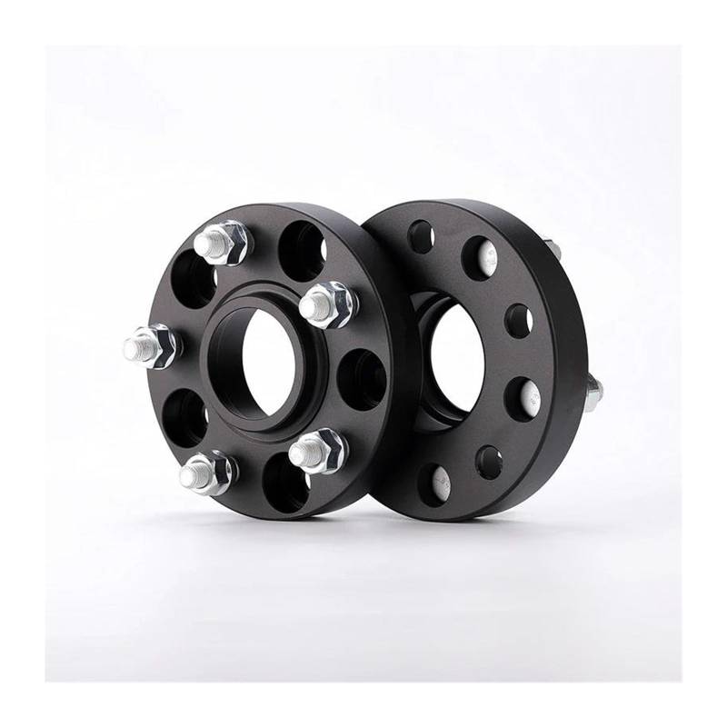 Radschrauben 2 Stück Spurverbreiterungsadapter PCD 5x114,3 CB 66,1 Mm Für Infiniti Für QX50 QX60 QX70 Q50 Q60 Q70 EX FX Geschmiedete Aluminiumlegierung Spurverbreiterungen(Schwarz,20mm) von UAGFDFF