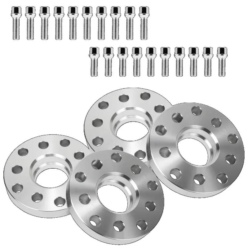 Radschrauben 2x15mm/2x20mm Hubzentrische Spurverbreiterungen Und Schrauben 57,1mm 5x100/5x112mm Für VW Für Golf Spurverbreiterungen von UAGFDFF