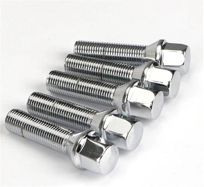 Radschrauben 5 Stück MUTTERN ANZUG FÜR X1 X3 X5 X6 X7 3 Serie 28/35/40/45/50mm Verlängern Stahl Rad Schrauben M12x 1,25 Spurverbreiterungen(28mm) von UAGFDFF