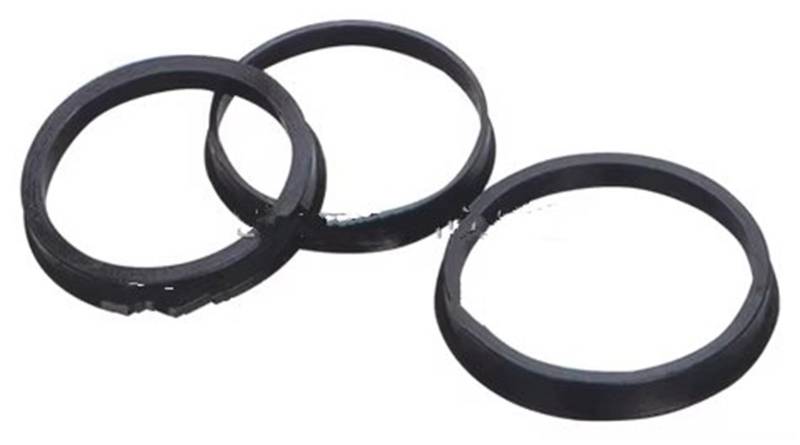 Radschrauben 72,6–65,1 Mm 400 Stück Schwarzer Kunststoff-Radzentrierring Felgenabstandshalter Teile Zubehör Spurverbreiterungen von UAGFDFF