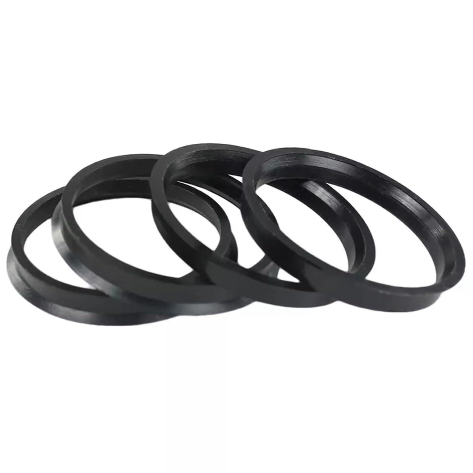 Radschrauben 76,1–57,1/66,6/72,6/74,1 Mm 4 Stück Schwarze Kunststoff-Radnaben-Zentrierringe Fersen- Und Felgenringe Abstandshalter Spurverbreiterungen(76.1-72.6mm) von UAGFDFF