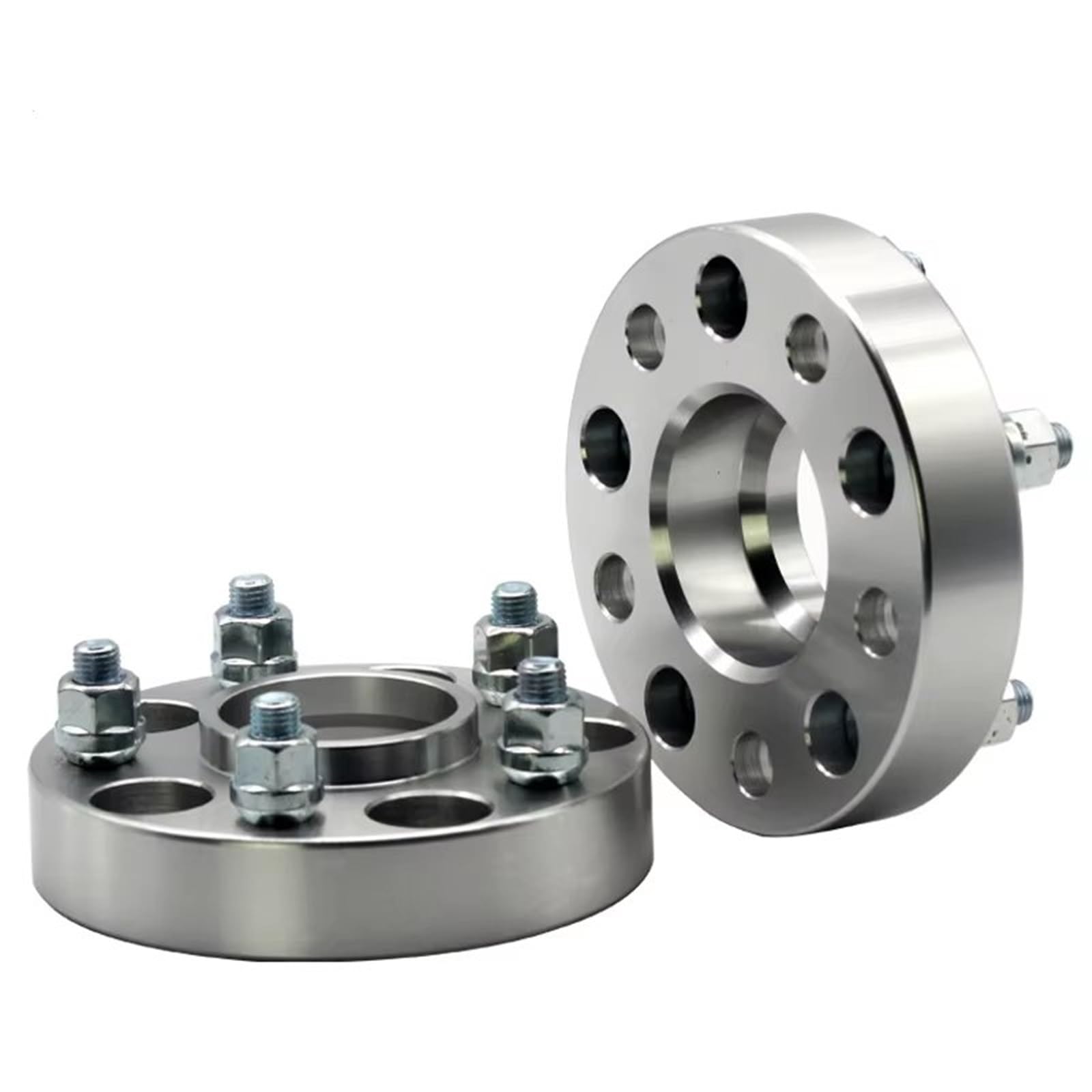 Radschrauben Auto Spurverbreiterungen Kit 20/25/30/35/40/45/50/55mm PCD 5x130 CB 84,1mm Adapter Für Mercedes Für Benz Für G 2 Stücke Spurverbreiterungen(40mm Silver) von UAGFDFF