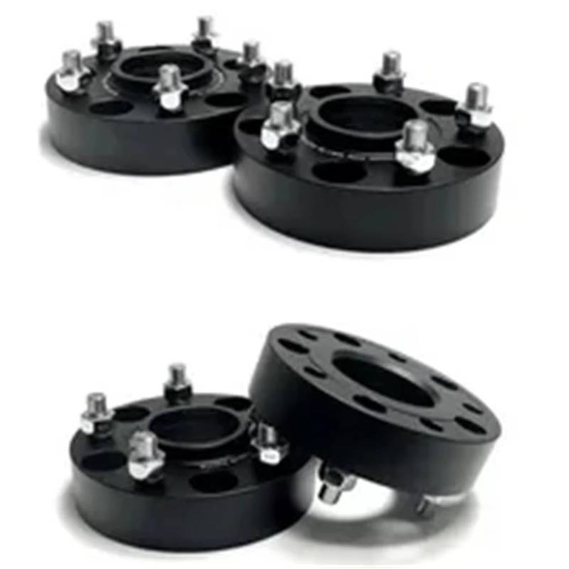 Radschrauben Distanzstücke Rad Schwarz Splitter 4 Stück 30mm Für Jeep Für Wrangler JK 2007-2017 Für J207 Spurverbreiterungen(Schwarz) von UAGFDFF