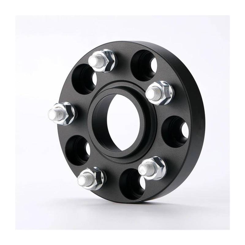 Radschrauben Rad Spacer PCD 5x114,3 CB 70,3mm Gewinde Größe 1/2''-20UNF Nabe Adapter Für Ford Für Mustang Geschmiedete Aluminium Legierung 1 Stück Spurverbreiterungen(25mm) von UAGFDFF