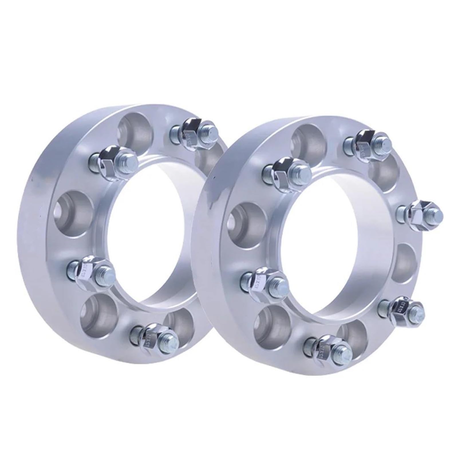 Radschrauben Spurverbreiterung 6x139,7 CB 106,1 Für Toyota Für Land Für Cruiser Für Prado Für Hilux Für Revo Für Vigo Geschmiedete Aluminiumlegierung Spurverbreiterungen(Silber,38mm) von UAGFDFF
