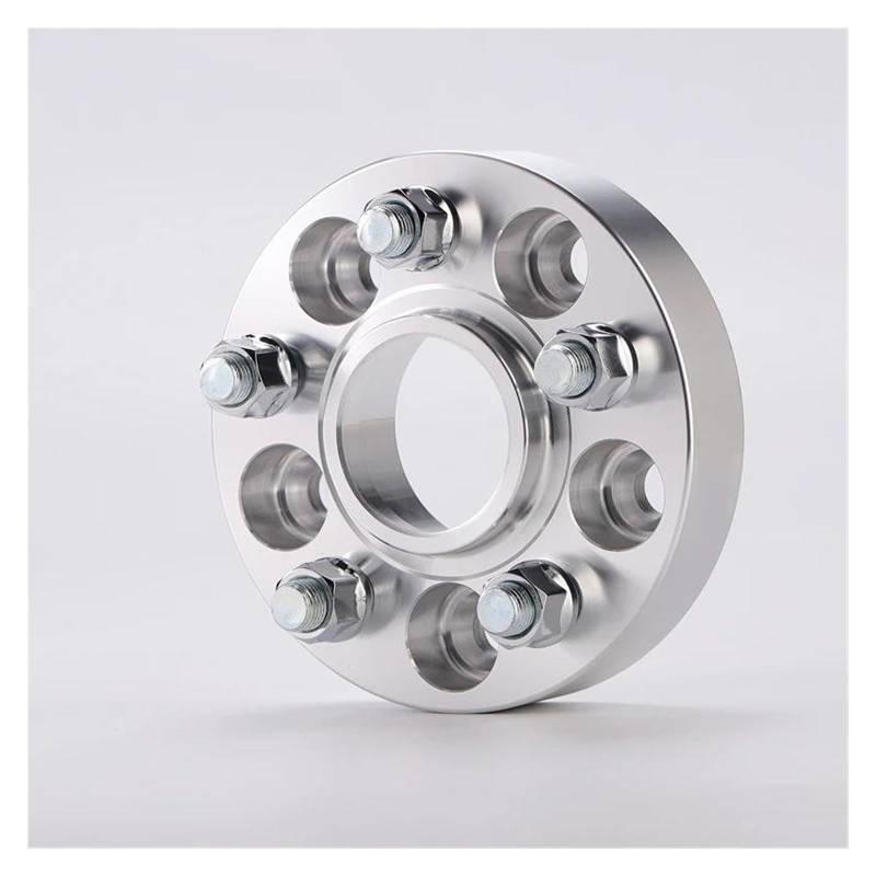 Radschrauben Spurverbreiterung PCD 5x114,3 CB 67,1mm Für Maserati Für Quattroporte Für Alfieri Für Ghibli Für Gran Für Turismo Für Levante 2 Stück Spurverbreiterungen(Silber,20mm) von UAGFDFF