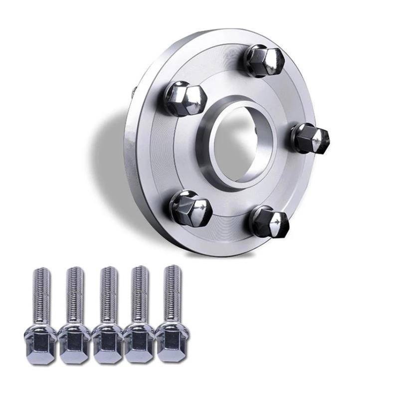 Radschrauben Spurverbreiterungsadapter 5x130 CB 84,1mm Für Mercedes Für Benz Für AMG Für ROEWE 2 Stück Spurverbreiterungen(Adapter 15mm) von UAGFDFF
