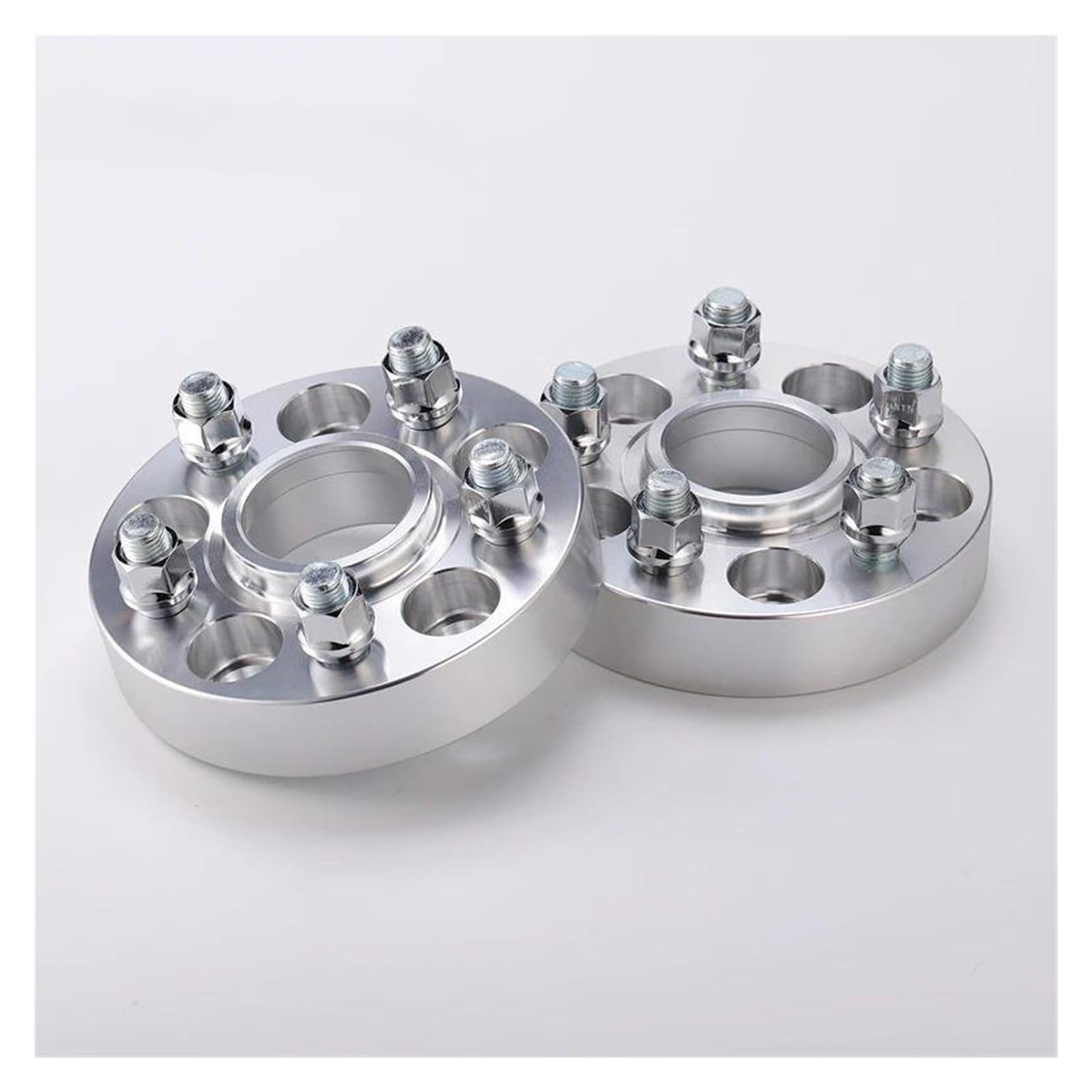 Radschrauben Spurverbreiterungsadapter PCD 5x114,3 CB 66,1 Mm Für Nissan Für X-Trail 2-teilige Spurverbreiterung Spurverbreiterungen(Silber,15mm) von UAGFDFF