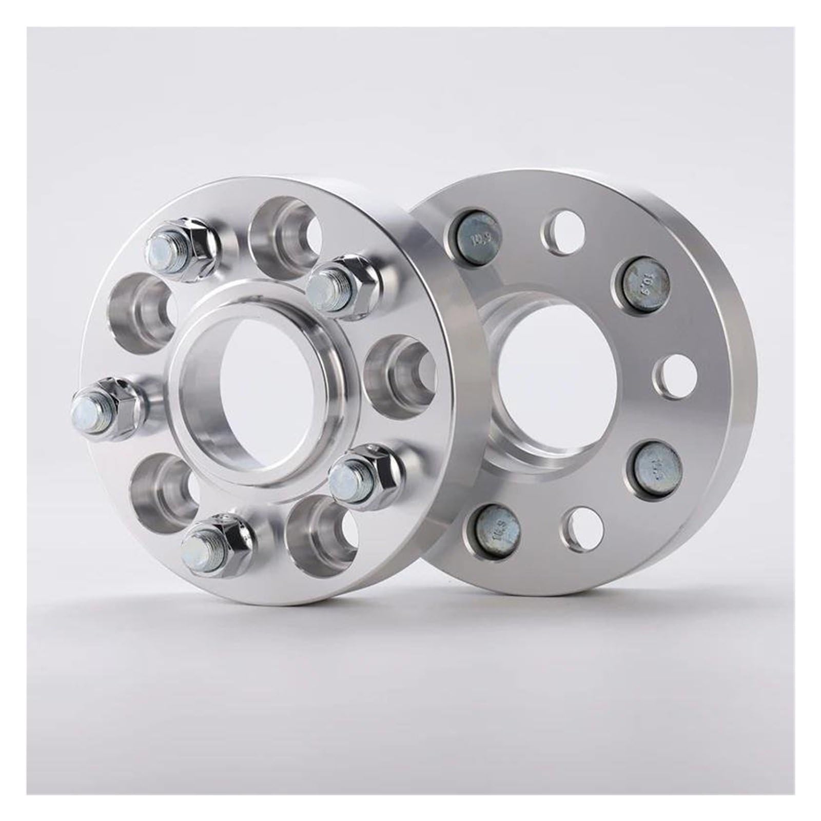 Radschrauben Spurverbreiterungsadapter PCD 5x115 CB71,6 Mm Für Dodge Für Challenger 2 Stück Radadapter Spurverbreiterungen(Silber,30mm) von UAGFDFF