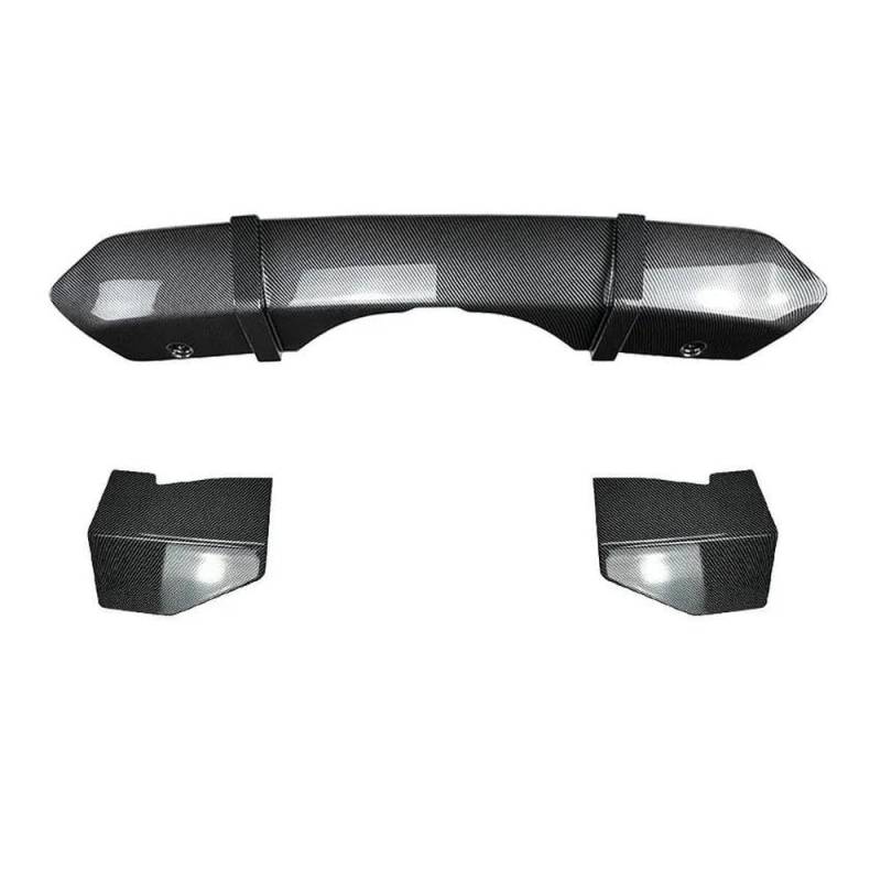 Autopart Auto Heckstoßstange Diffusor Lippe Für BMW X5 F15 M Sport 2014-2018 Für MP Style Spoiler Splitter Plate Body Kit(Carbon Look) von UANGLI