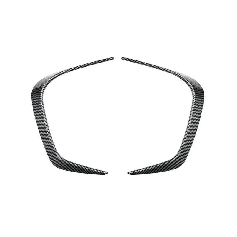 Autopart Canard Stoßstange Lip Front Side Spoiler Splitter Für BMW 2 Serie Coupe G42 Für 220i 230i M240i M Sport 2 Türen 2022-2024(Carbon Look) von UANGLI