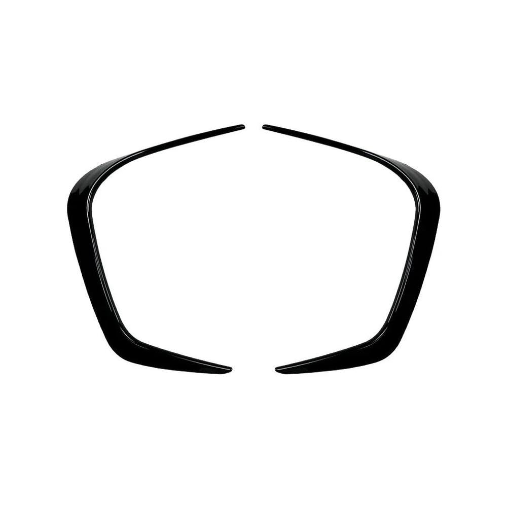 Autopart Canard Stoßstange Lip Front Side Spoiler Splitter Für BMW 2 Serie Coupe G42 Für 220i 230i M240i M Sport 2 Türen 2022-2024(Gloss Black) von UANGLI