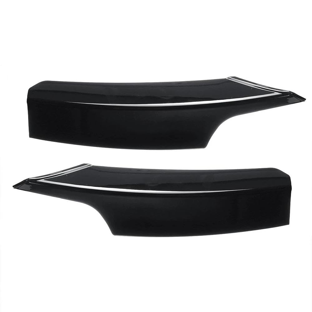 Autopart Für BMW F30 F31 M Sport 2012-2019 Frontschürze Lip Splitter Canards Spoiler 1 Paar Auto Nebel Lampe Augenbraue Rahmen Abdeckung(Type B-Glossy Black) von UANGLI
