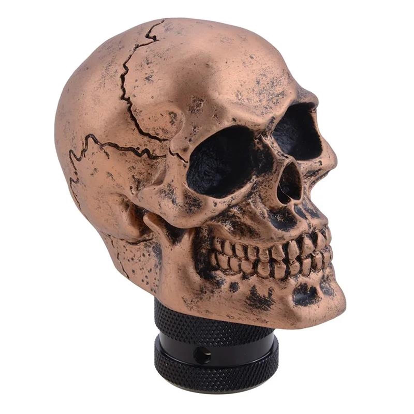 Ersatzteile Auto-Automatik-Schaltknauf Totenkopf Personalisierte Modifikation Schalthebel Universeller Manueller Schalthebel 9 Farben (Color : B) von UANGLI