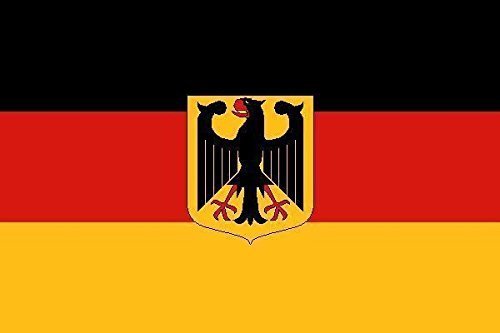 UB Aufkleber Deutschland mit Adler 15 cm x 10 cm Flagge/Fahne (Autoaufkleber) von UB