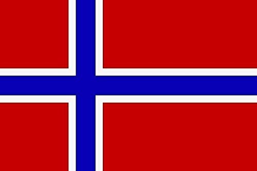 UB Aufkleber Norwegen 9 cm x 6 cm Flagge/Fahne (Autoaufkleber) von UB