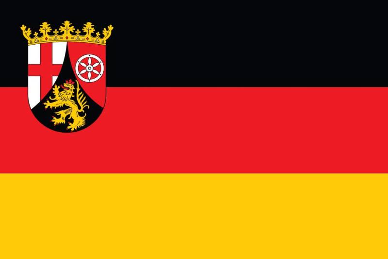 UB Aufkleber Rheinland - Pfalz 15 cm x 10 cm Flagge/Fahne (Autoaufkleber) von UB