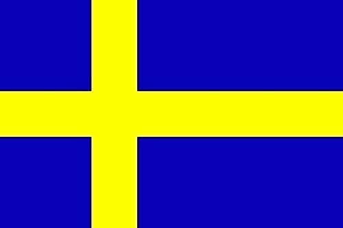 UB Aufkleber Schweden 9 cm x 6 cm Flagge/Fahne (Autoaufkleber) von UB