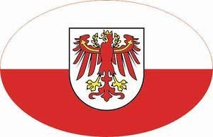 UB Aufkleber Südtirol Oval 10 cm x 6,5 cm Flagge/Fahne (Autoaufkleber) von UB