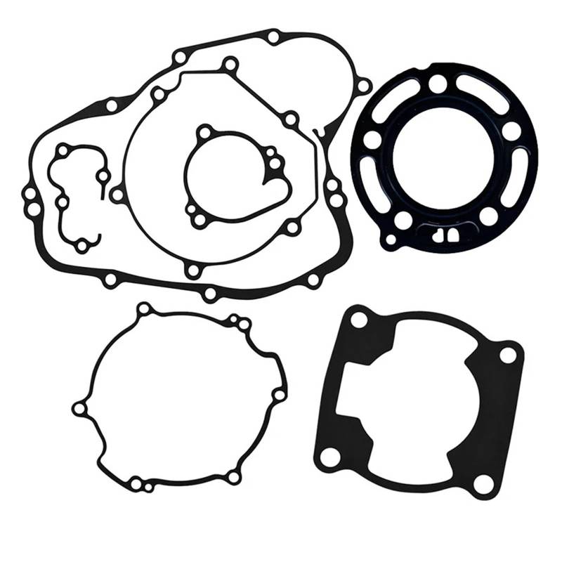 Motorrad Zylinder Kurbelgehäuse Motor Kupplung Abdeckung Dichtung Kits Set for KX85 2001-2013 von UCROSSMK