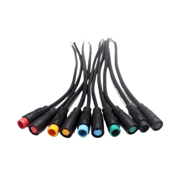 2 Stücke M8 2 3 4 5 6 Pin Hintern Stecker Stecker Verdrahtung Linie Roller Bremse Kabel Pluger Signal Anschluss Sensor 20 cm(2Pin) von UDAMX