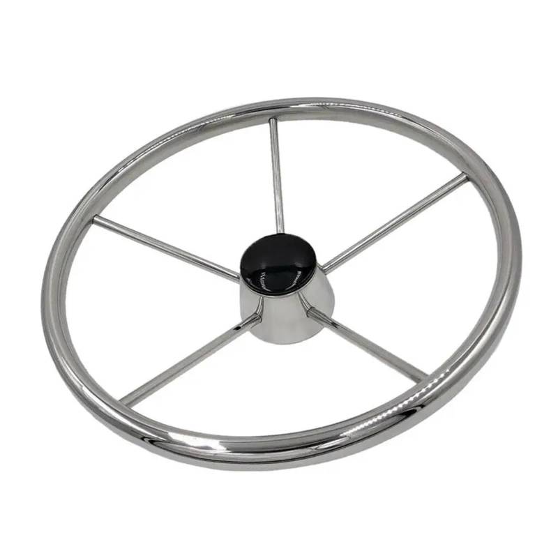 1Pcs Boot 304 Edelstahl Lenkrad 5 Speichen 25 Grad 13-1/2'' for Yacht von UDHBJEBQ
