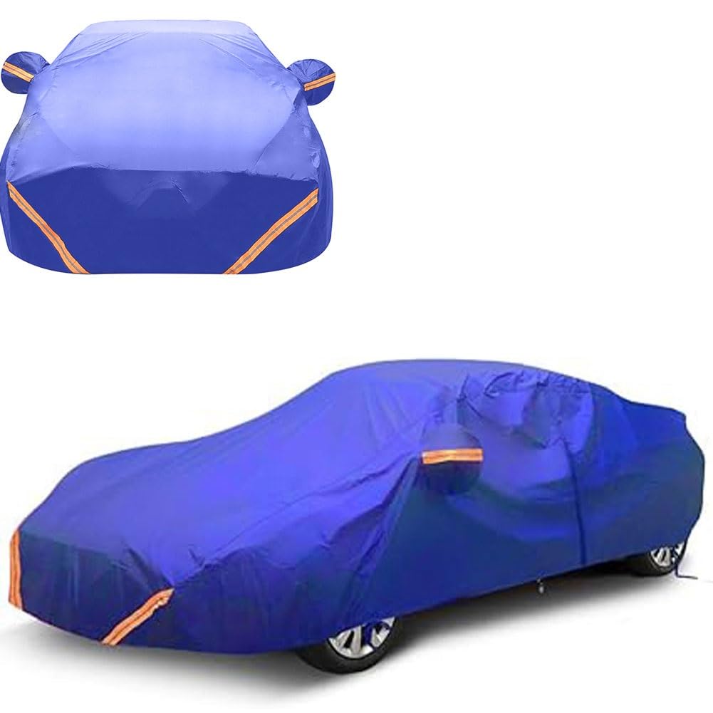 Autoabdeckung für Dacia Sandero Stepway Sandero 2 Stepway Sandero 3 Stepway|Allwetter-Autoabdeckung vollständig staubdicht UV-beständig Winddicht langlebig wasserdicht(Blue,Sandero Stepway) von UE-MAOLU