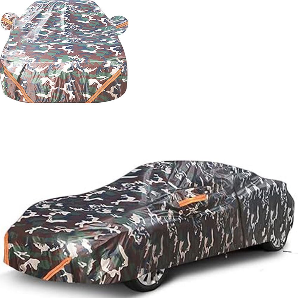 Autoabdeckung für Mercedes-Benz C180 Kompressor C-Class(W204) 2008-2014|Allwetter-Autoabdeckung vollständig staubdicht UV-beständig Winddicht langlebig wasserdicht(Camouflage) von UE-MAOLU