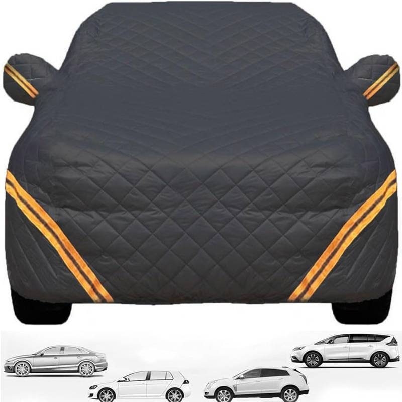 Hagelschutz-Autoabdeckung für BM𝙒 Z3 Roadster Convertible(1998-2003), Outdoor mit Baumwollzusatz, sonnenbeständig, komplett personalisierte Autoabdeckung(Black) von UE-MAOLU