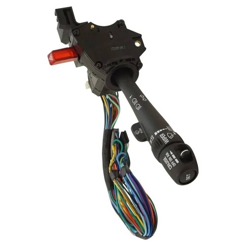 UEGVJIAS Lenksäulenschalter Kompatibel mit Chevrolet für Silverado 1500 2500 1999-2002 Autowischer-Blinker-Tempomatschalter 26100839 von UEGVJIAS