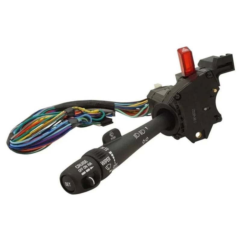 UEGVJIAS Lenksäulenschalter Kompatibel mit GMC für Sierra 1500 1999 2000 2001 2002 Autowischer Blinker Tempomatschalter 26100839 von UEGVJIAS