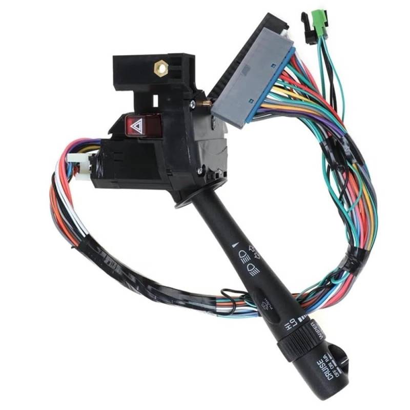 UEGVJIAS Lenksäulenschalter Kompatibel mit GMC für Yukon 2000 2001 2002 Scheibenwischerarm Blinkerhebelschalter 22540149 26070320 von UEGVJIAS