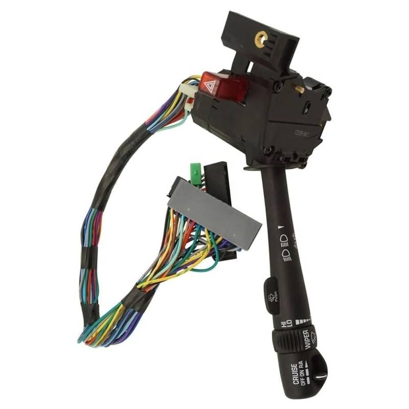 UEGVJIAS Lenksäulenschalter Kompatibel mit GMC für Yukon 2000-2003 Tempomat Blinker Wischer Multifunktions-Kombischalter 26096830 von UEGVJIAS