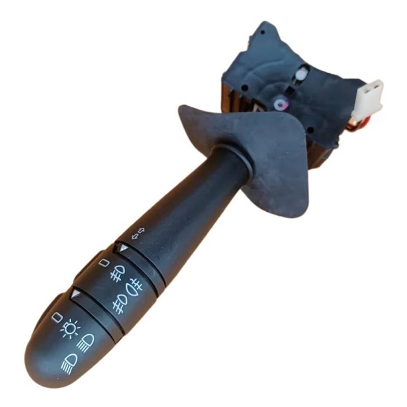 UEGVJIAS Lenksäulenschalter Kompatibel mit Kangoo für Megane 7701047255 7701048957 Auto-Blinker-Blinker-Schalter, Kopflicht-Stiel, Lenksäulenschalter von UEGVJIAS