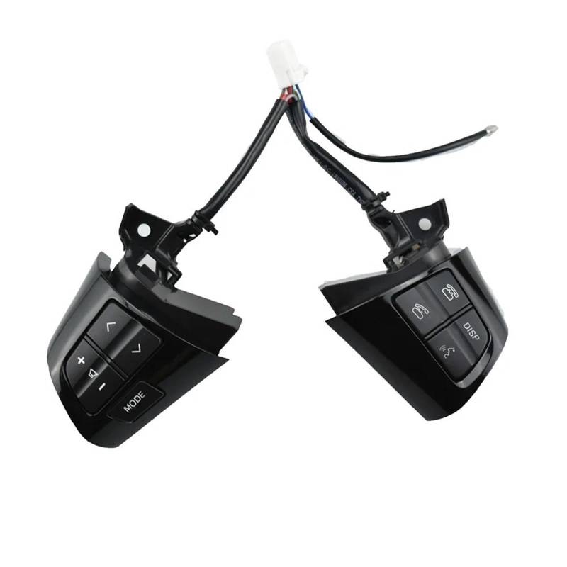 UEGVJIAS Lenksäulenschalter Kompatibel mit Toyota Für C&orolla 2002-2013 Lenkrad Audio Control Taste Tempomat Schalter Auto Zubehör 84250-02230(Piano Black) von UEGVJIAS